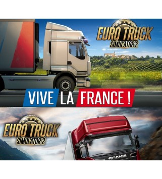 Euro Truck Simulator 2 + Vive la France DLC Bundle Steam Key GLOBAL
